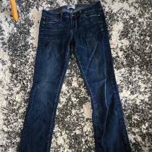 PAIGE Straight Leg Jeans Women’s Size 28 Dark Wash Denim